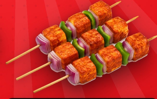 Royal Paneer Skewers