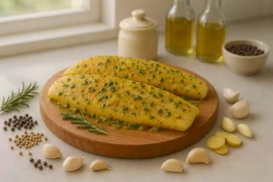 Garlic Herb Basa - Marinated