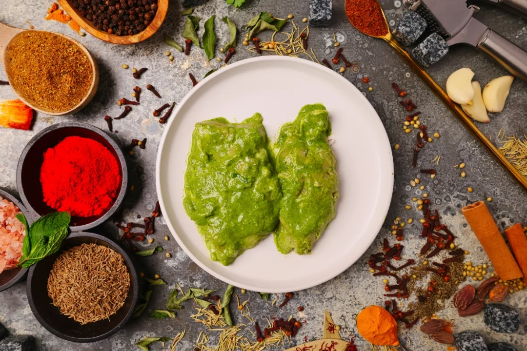 Marinated-Green Goddess Tikka