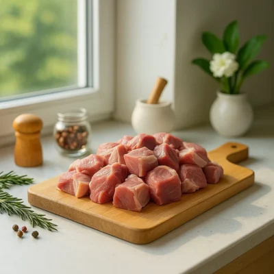 Raw-Goat Meat
