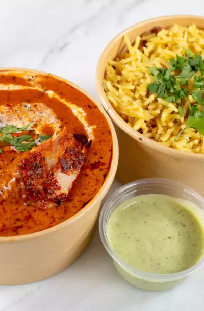 Butter Chicken With Rice
