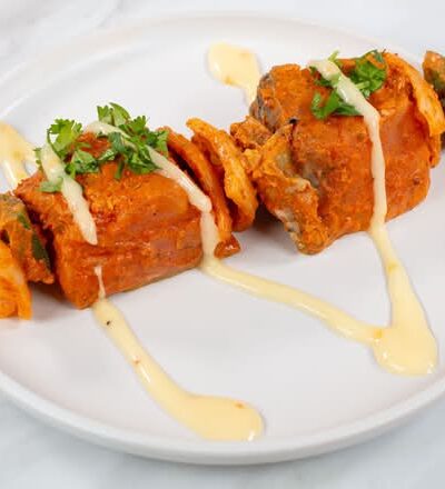 Tandoori Salmon Tikka Marinated